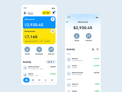 Savings bonds App app crypto fintech investment ux uxui