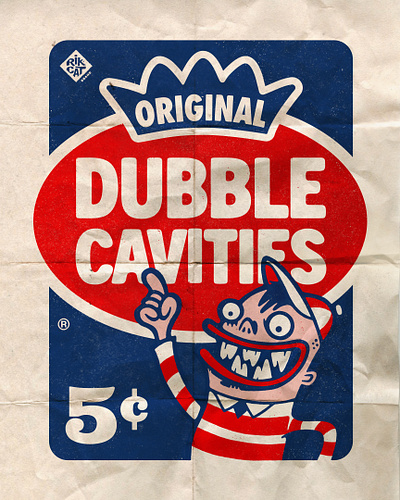 Dubble Cavities applepencil illustration ipadpro