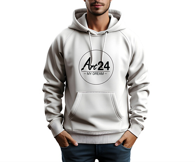 T-shirt design - 24art mockup branding graphic design