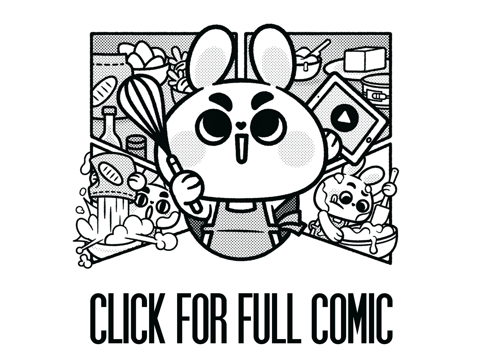 CARROT&CAKE: Homemade Love Story - FULL COMIC 🥕🍰 anime bunny comic cute cutie fanzine illustration indie kawaii manga zine