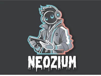 Neozium - mascot design branding graphic design