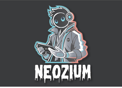 Neozium - mascot design branding graphic design