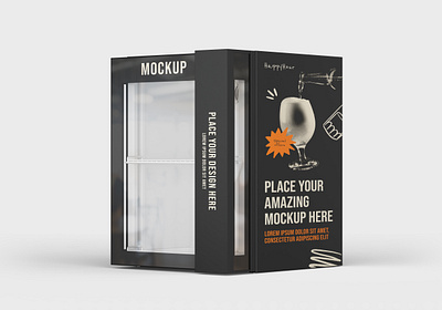 Fridge Mockup Set appliances beverage branding branding mockup cold drink commercial cooler display mockup door mockup drink mockup exhibition mockup fridge glass glass mockup merch mini fridge mockup mockup store refrigerator shop