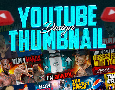 YouTube Thumbnail Design clickbait ctr boost eye catching graphic design miniature photoshop thumbnail thumbnail design thumbnail designer youtube design youtube thumbnail yt banner yt cover