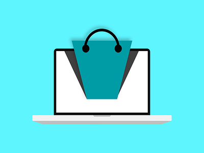 Check out affinity cart check out laptop payment shopping vector