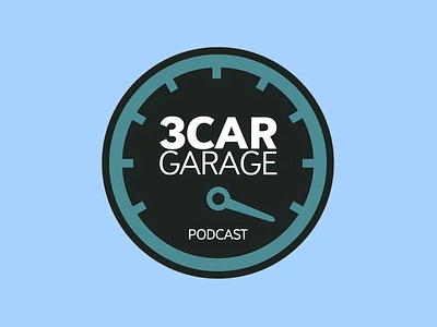 3 car garage - podcast branding 3cg podcast brand brand identity brand visual branding car lovers podcast branding car podcast branding car talk show brand logo logo design modern podcast branding podcast brand podcast brand identity podcast logo design podcast poster product branding professional podcast logo speedometer inspired logo unique podcast brand visual identity