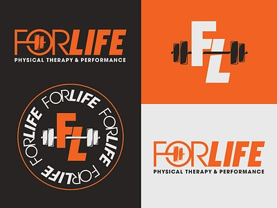 ForLife - Branding branding graphic design graphicdesign highenergy identitydevelopment lettering logo personaltrainerbranding physicaltherapy