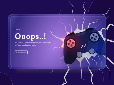 Oops! 404 Error page 404 error empty screens error page illustration ui uiux web design