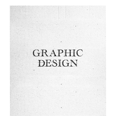 GRAPHIC DESIGN graphic design