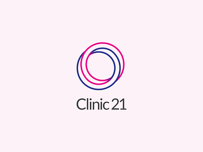 Clinic 21 Logo branding graphic design healthcare logo reproductive sexualhealth