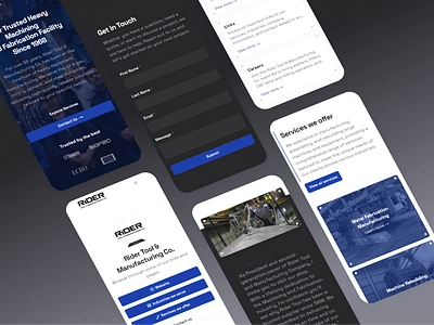 Modern Website Redesign for a Heavy Machinery Manufacturer bold branding corporate elegant heavy machine landing page manufacturing mobile modern nextjs react tailwindcss uiux web design web development