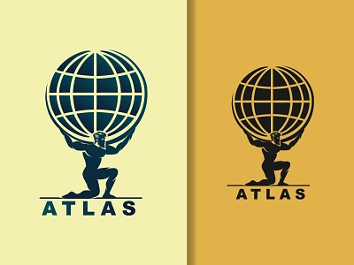 Atlas Logo agency alcon logo america atlas logo atlas unique logo atlas vector logo atlasman black eagle communications corporate delivery freedom illustration outdoor strength ui ux web