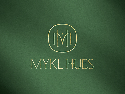 Mykl Hues branding elegant icon identity logo monogram symbol typography