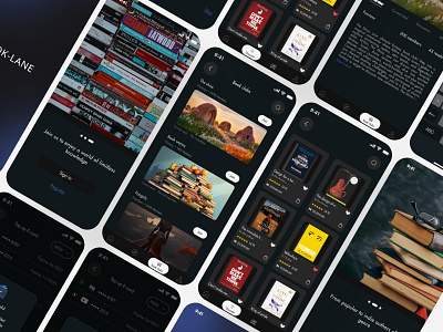 Ecommerce book app dark mode design bookapp books darkmode design ecommerce ecommercebookappdesign ui uiux