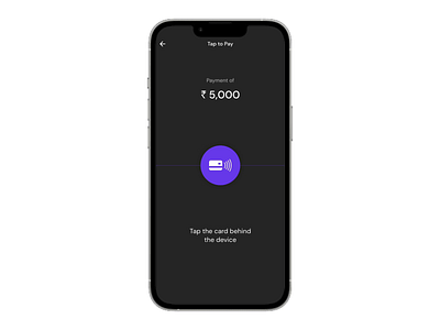 Tap to Pay app deisgn cards fintech interaction design mobile app payment ui ux