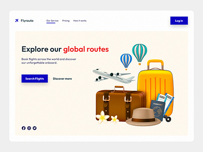 Travel UI branding exploretheworld logo motion graphics travelui ui uxdesign