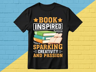 Book T-shirt Design booktshirt customdesign customtshirt graphic design trendydesign trendytshirt tshirt tshirtdesign tshirts typographytshirt