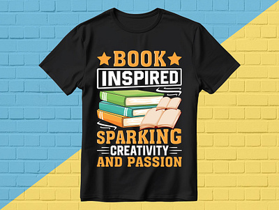 Book T-shirt Design booktshirt customdesign customtshirt graphic design trendydesign trendytshirt tshirt tshirtdesign tshirts typographytshirt