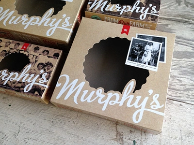 Murphy's Pie and Pastry Boxes brand brand design branding studio clark and co design creative design inspiration design studio graphic design identity design packaging design packaging inspiration print design print designer print shop southern california design west coast design