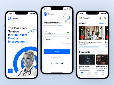 Qsource Mobile App Design app branding app concept app design app interface clean design content discovery digital design interactive design minimalist design mobile app design mobile app ui mobile experience mobile ui modern design navigation design personalization uiux design user experience user flow user interface