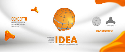 THE IDEA - Brand Management 3d branding graphic design logo