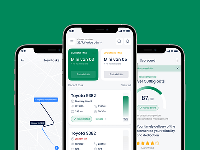 Driver Management App app branding design driver driverapp drivermanagementapp ui uiux ux