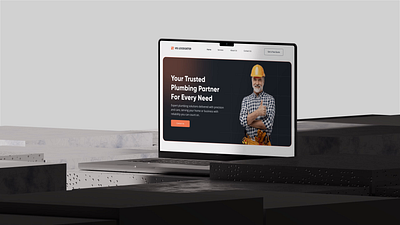 Plumbing Website Landing Page figma design landing page landing page designer ui ui design ui designer uiux uiux designer ux ux design ux designer visual design web design web designer website design