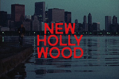 NEW HOLLYWOOD - TYPEFACE cinema design graphic design hollywood new hollywood typeface typography