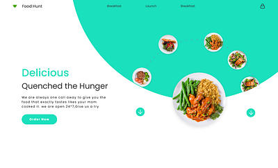 Food App UI design food ui