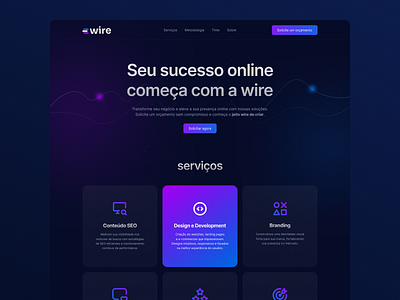 Landing Page | wire design graphic design header home homepage landin landing page landingpage site ui ux web design website