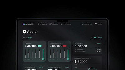 S-crop SaaS web application UI/UX Design dashboard design data visualization design system finance fintech modern app design prototyping saas design saas product design tax automation tax ui taxes uiux design user experience user flow user interface ux for finance web app web app design wireframing