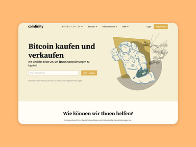 Crypto Vendor – Web Design adobexd uidesign uiux webdesign