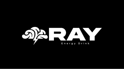 Ray Energy Drink branding design graphic design typography