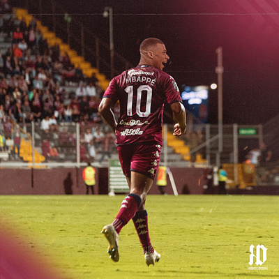 Arte Mbappé Saprissa design graphic design