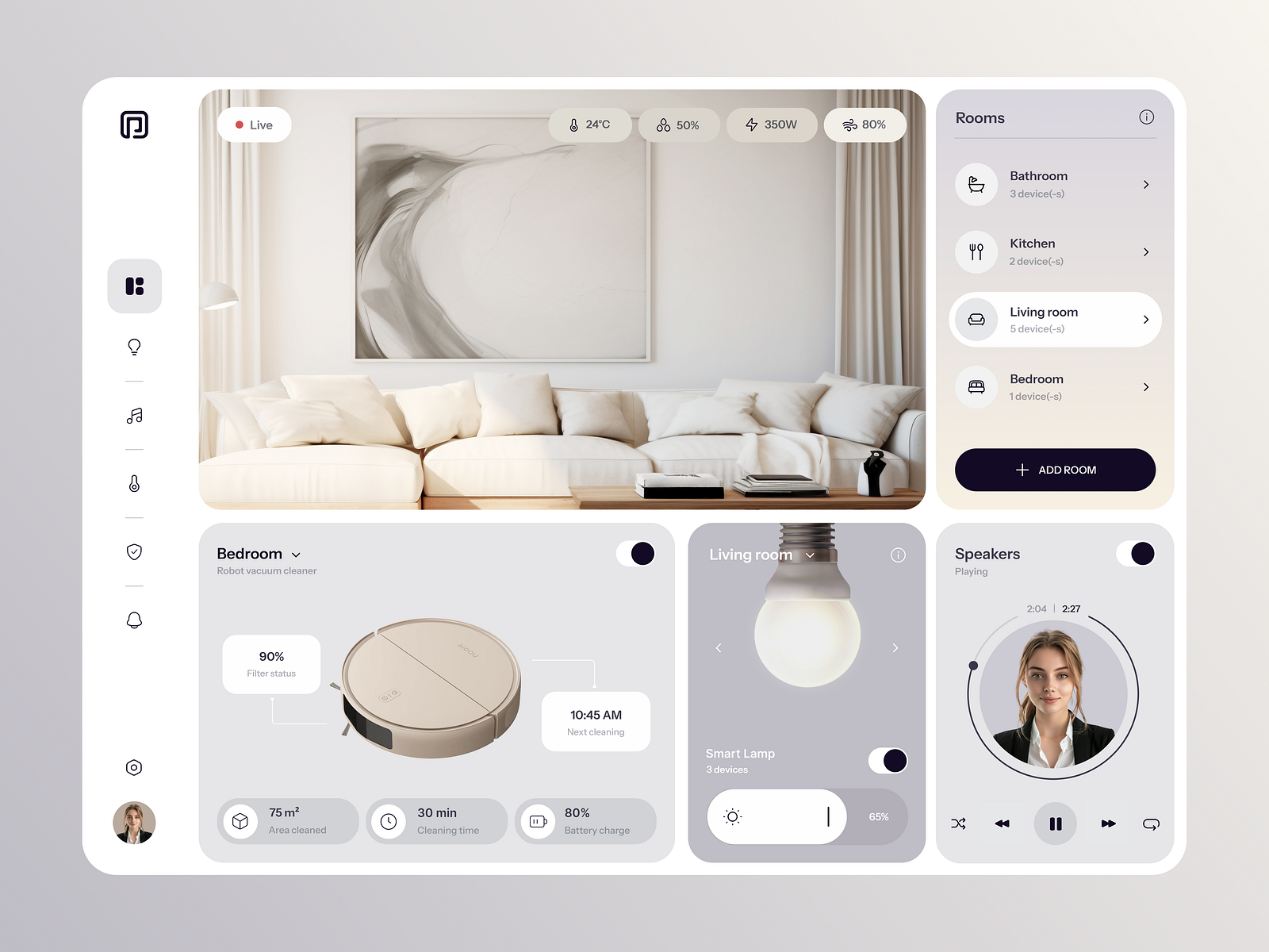 Home management app by yaryna chuma on dribbble