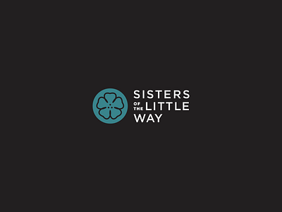 Visual Identity: Sisters of the Little Way brand branding catholic flower lisieux little way logo rose sisters