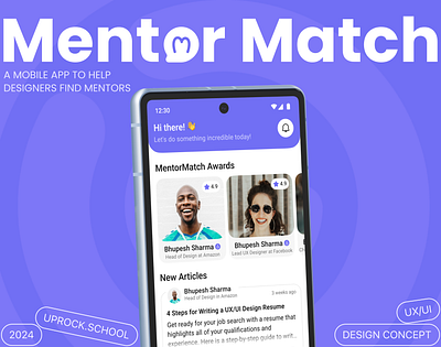 A Mentoring App Concept | Android graphic design mobile app mobile design ui ux