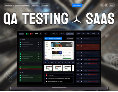 QA Testing - Saas UI UX Design latest designs modern saas saas ui ux design ui ui ux design web app web app designs