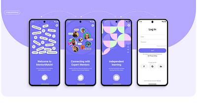 A Mentoring App Concept | Onboarding illustration mobile app mobile design ui ux