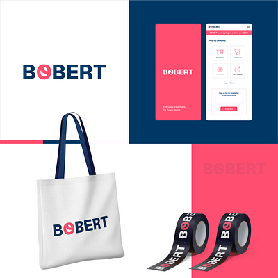 Bobert Logo brand identity logo a day logo design ui visual identity