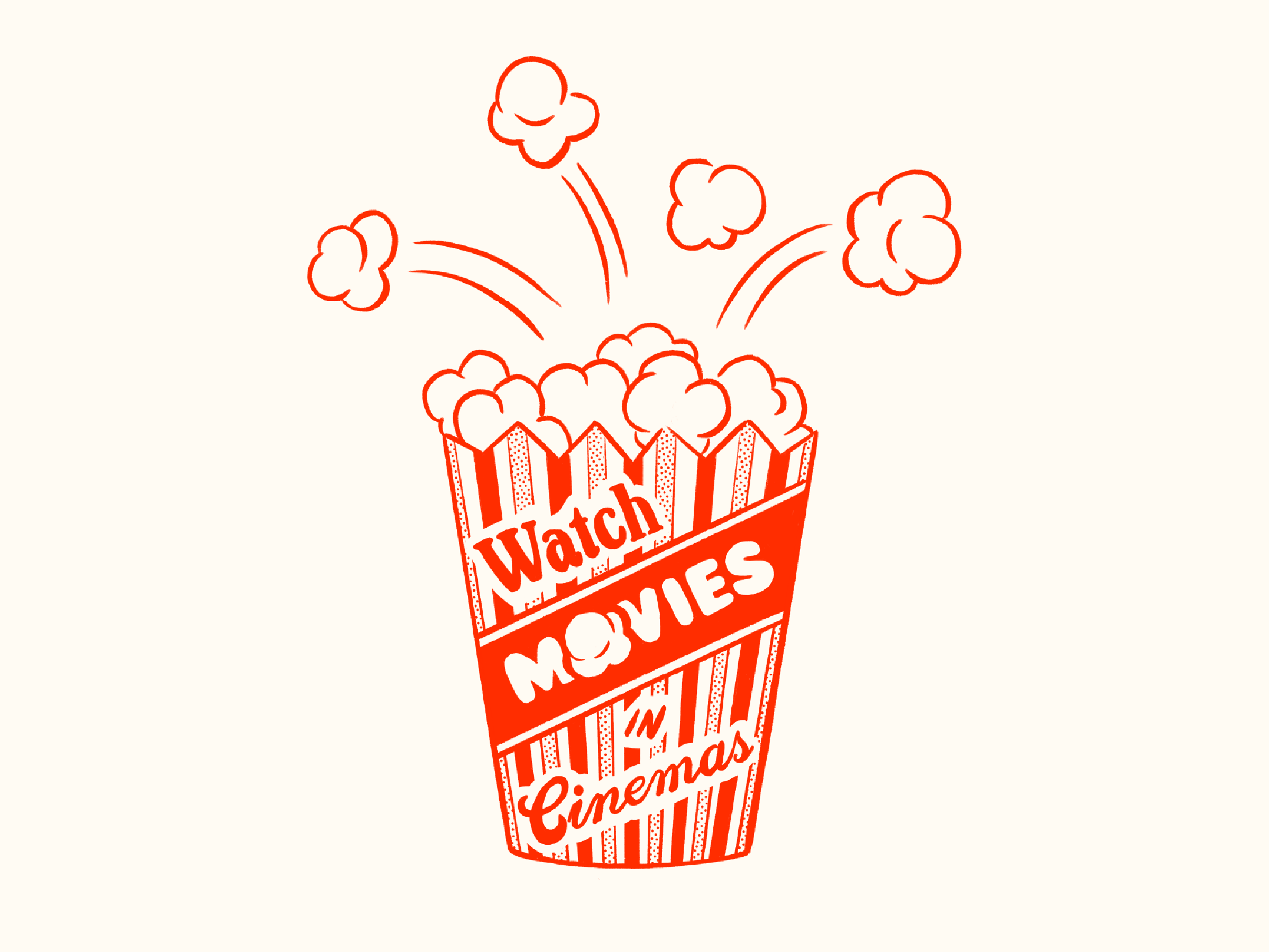 Fox Theatre T-Shirt Illustration cinema design graphic design illustration indie cinema indie theatre logo movie movie illustration movie theatre movies popcorn popcorn bag retro illustration t shirt t shirt illustration theatre typography vintage illustration vintage lettering