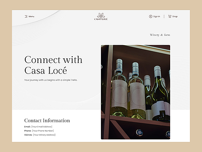 Wine Website UI Design product design ui uiux web design website wine wordpress