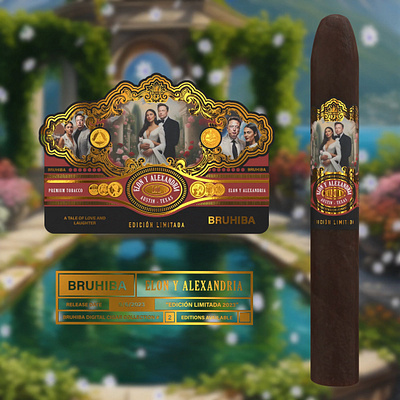 Digital Cigar Artwork branding cigar cigar design graphic design packaging product design