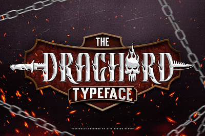 Draghord Typeface design font fonts letteing typeface