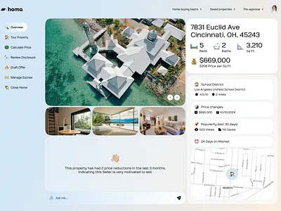 Ai Agent for Real Estate ai agent dashboard dashboard desktop desktop graphic design interface real estate real estate ai agent ui ui design ux design