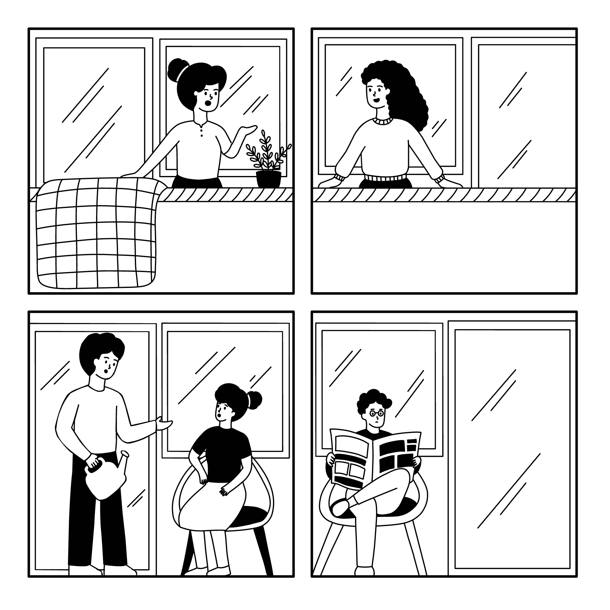 Example of Clean Illustration And Character Design