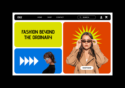 Edge | Landing Page design ui uidesign uiuxdesign webdesign
