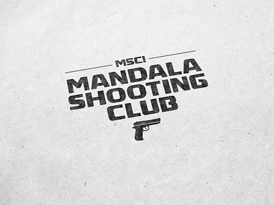 Mandala Shooting Club graphic design logo logo design logotype shooting club typography