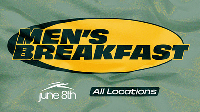 Radiant Church - Men's Breakfast 2024 church graphic design