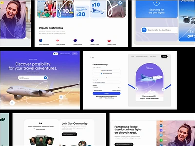 Travelside ✈️ | Flight Search & Ticketing Redesign animation flight flight search flightbooking hilf al hilf al digital interface landing page layout minimal travel traveling travelside traveltech trending trip ui ux visual website